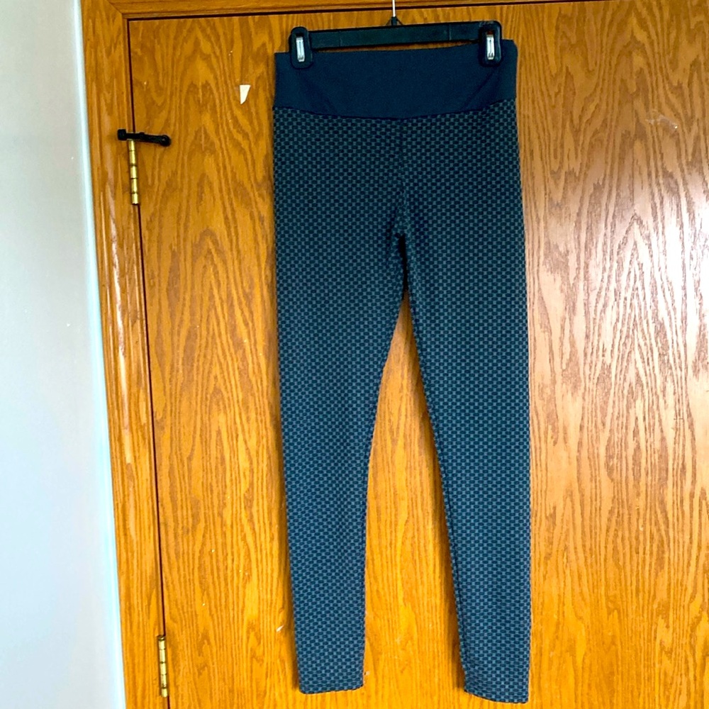 Gray Patterned Leggings